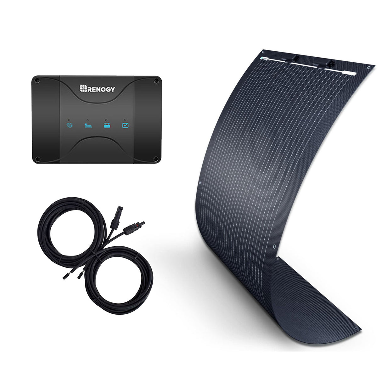 12V 30A Dual Battery Charging 100W Solar Flex Bundle