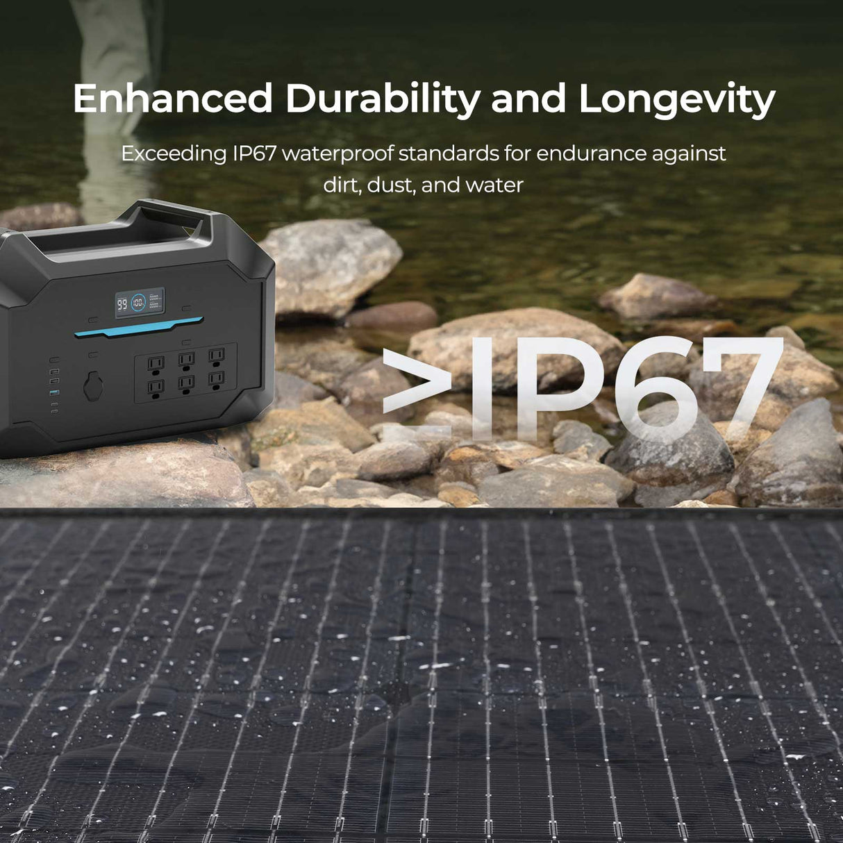 Lightweight Portable Solar Suitcase 400W/300W/220W/100W