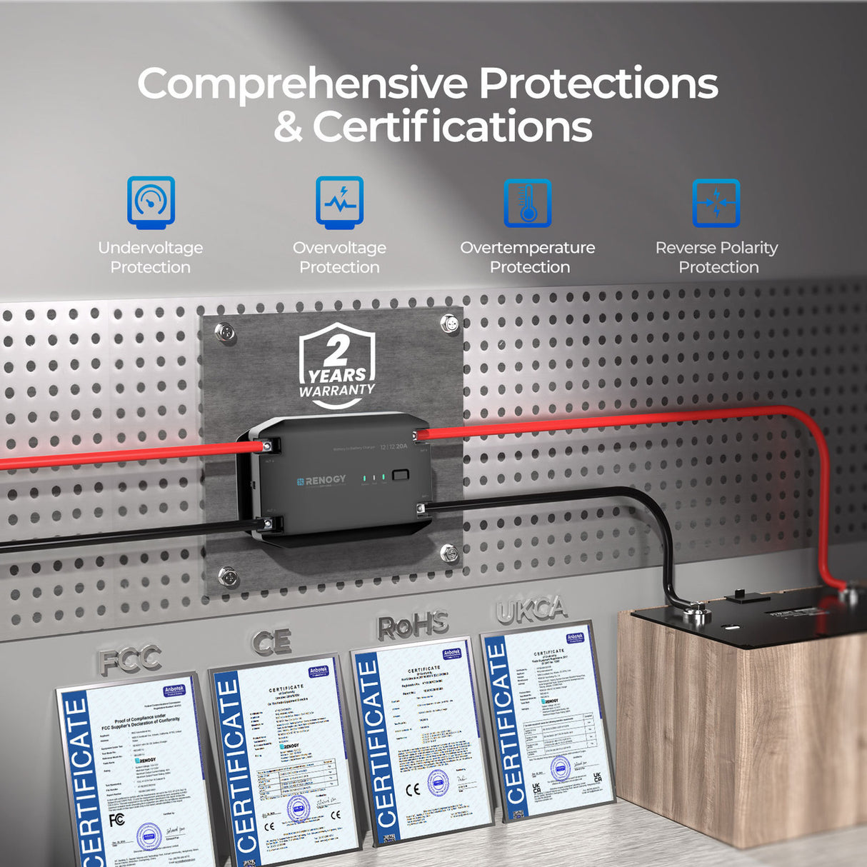12V 20A DC to DC Battery Charger