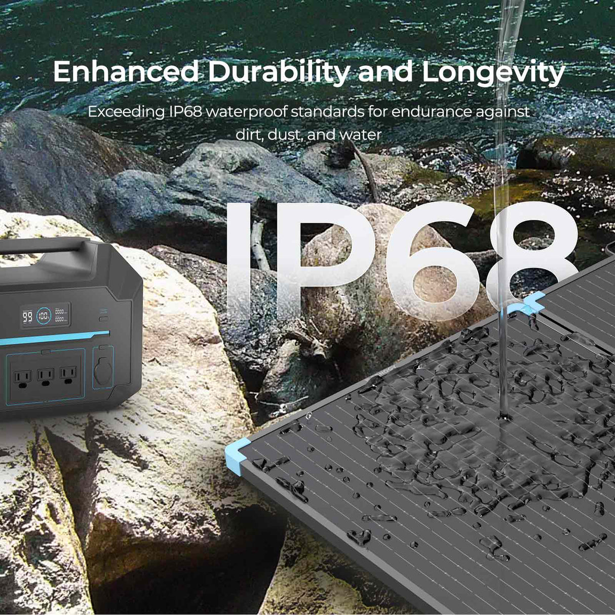 Lightweight Portable Solar Suitcase 400W/300W/220W/100W