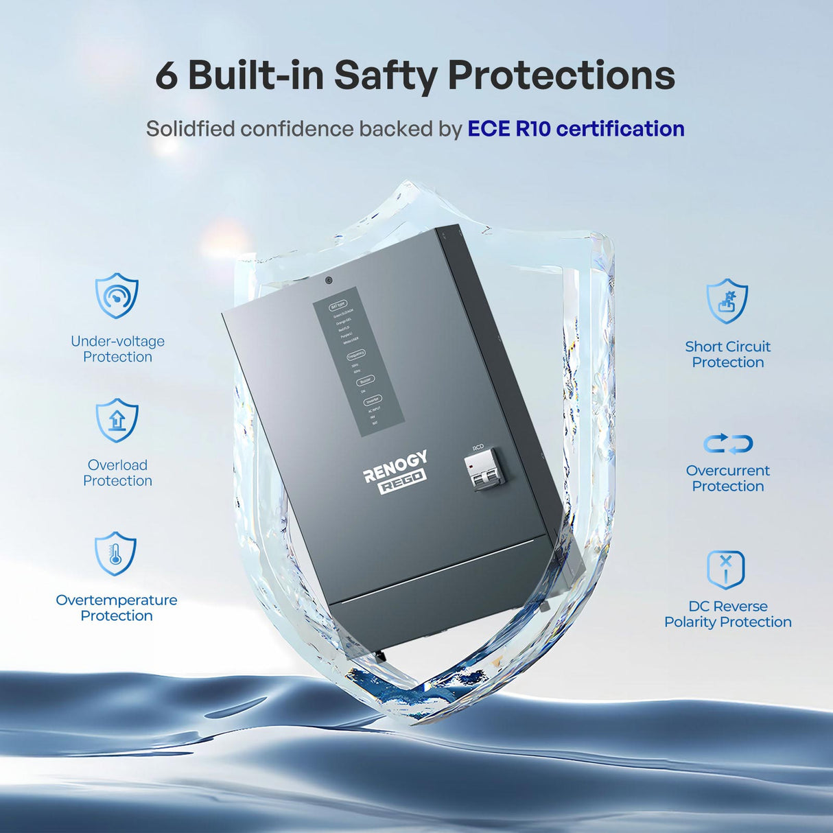 REGO 12V 3000W HF Inverter Charger