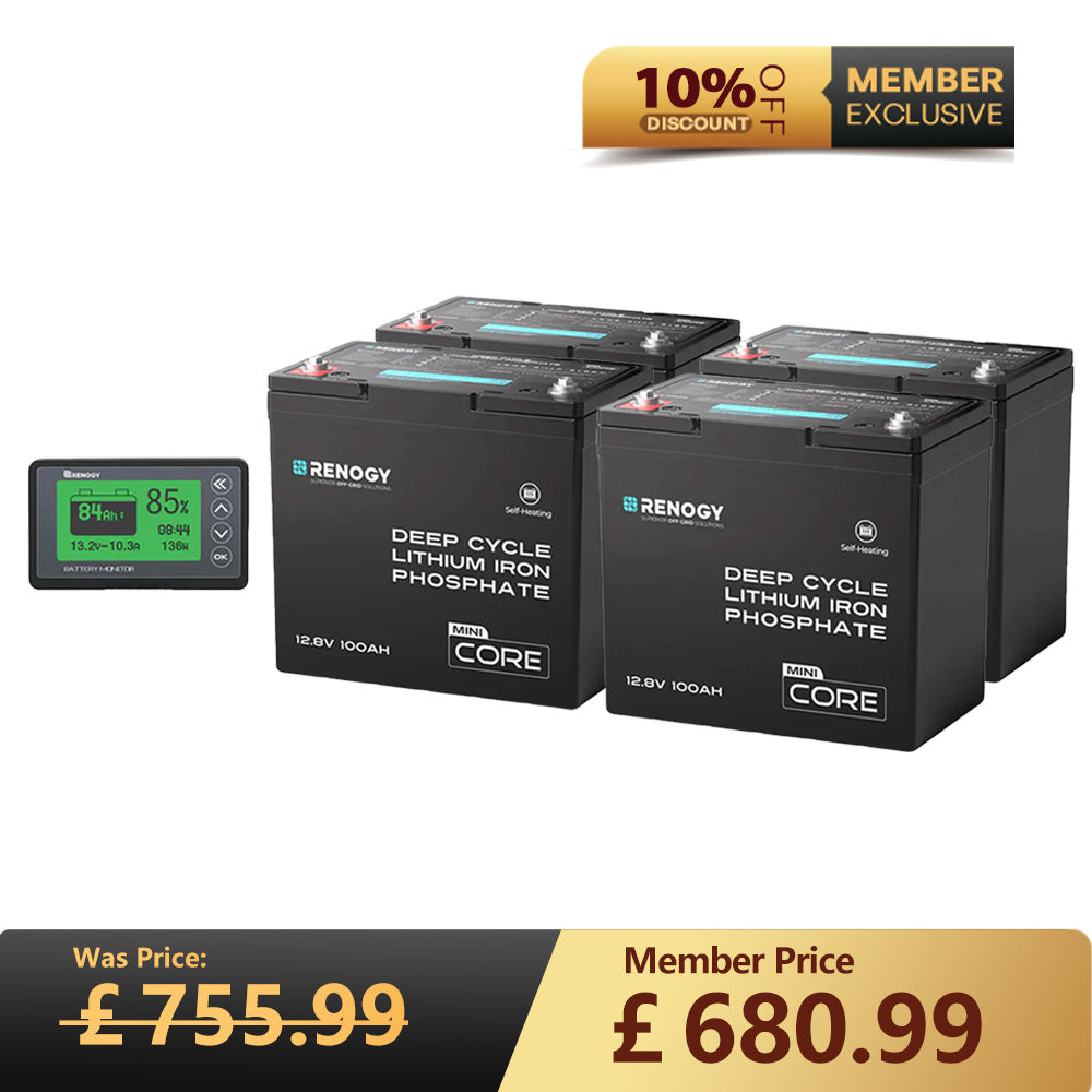 DuoHeat Tech - Core Mini 12V 100Ah Lithium Iron Phosphate Battery