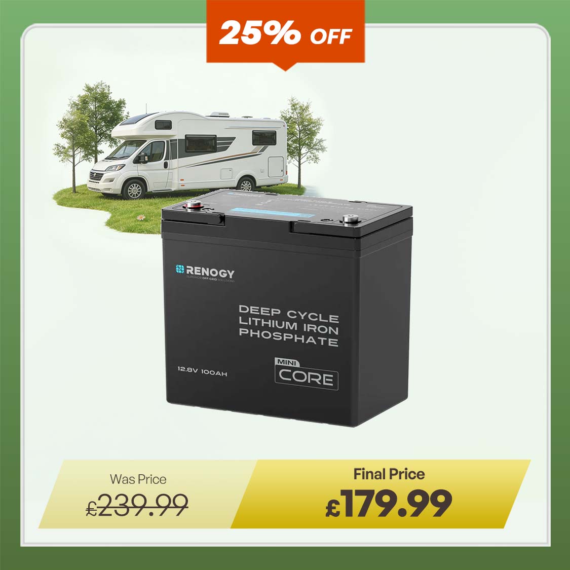 Core Mini - 12.8V Lithium Iron Phosphate Battery 300Ah / 200Ah / 100Ah