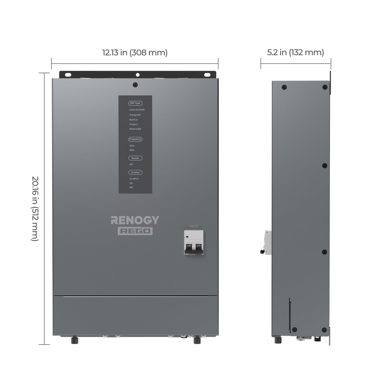 REGO 12V 3000W HF Inverter Charger