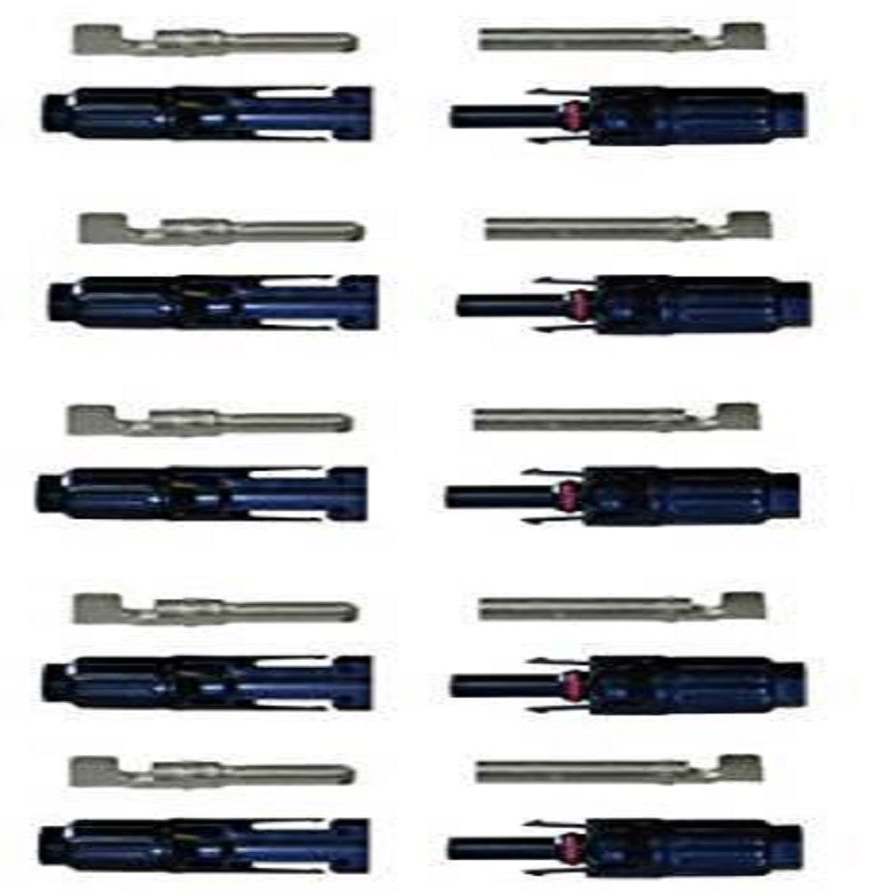 MC4 Male/Female Solar Panel Cable Connectors (5 Pair)