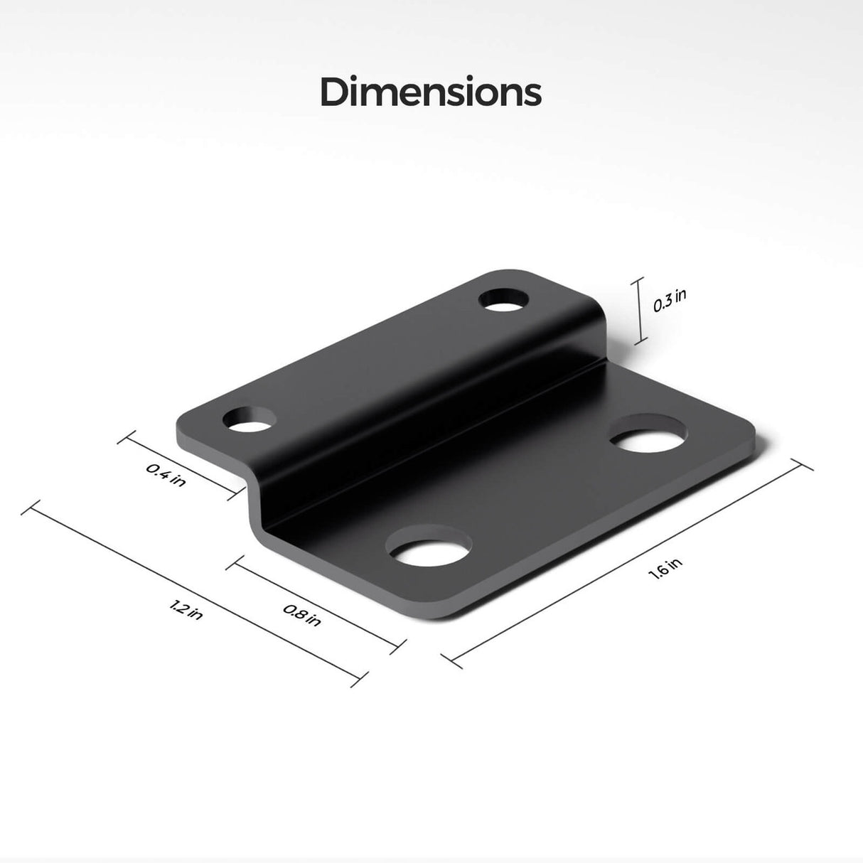 Mounting Brackets for 12V 100Ah Pro LiFePO4 Batteries