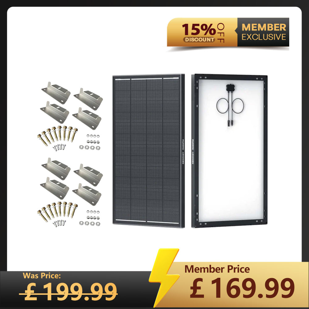 ShadowFlux 12V 200W 120W Anti-Shading Solar Panel