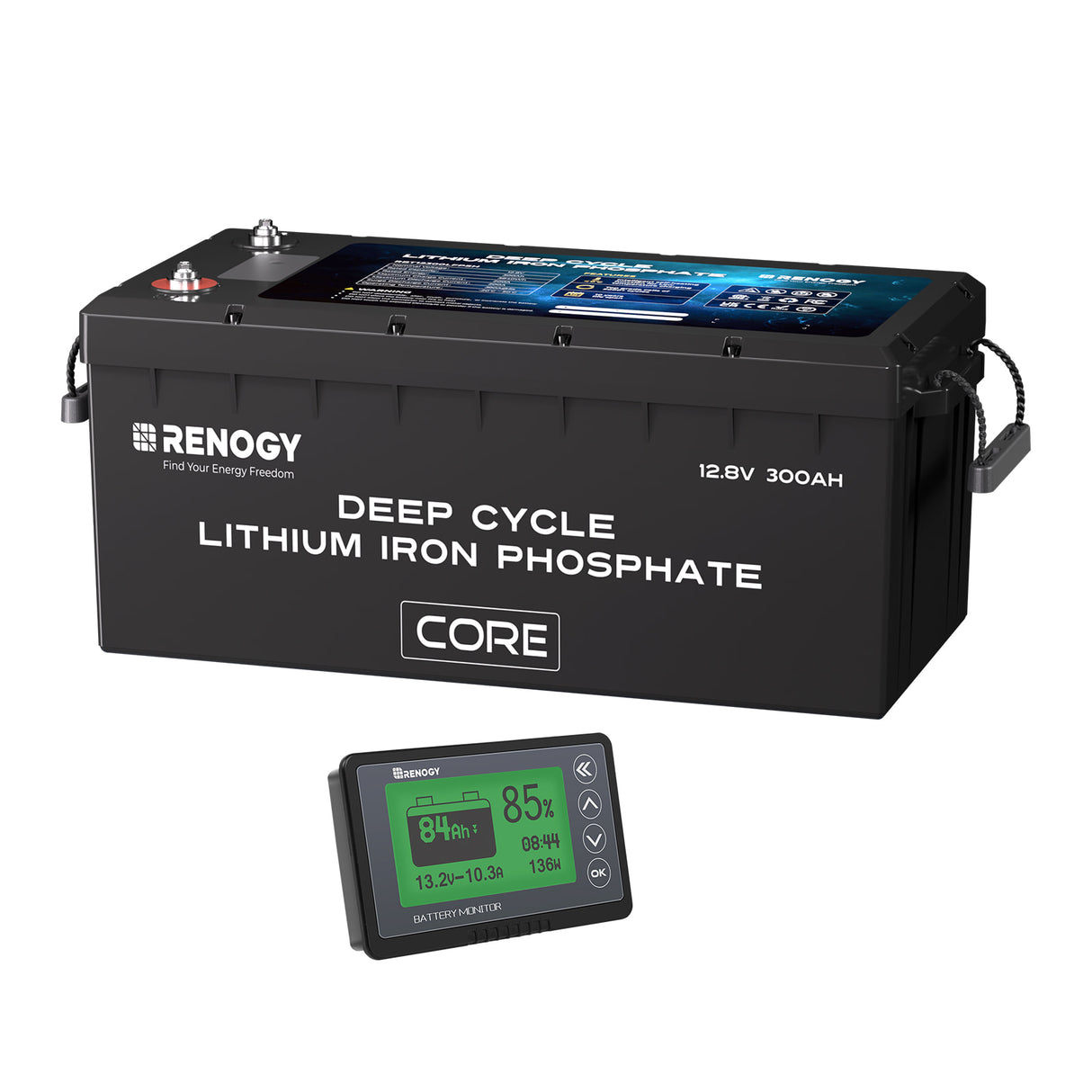 Core - 12V 300Ah Core Series Deep Cycle Lithium Iron Phosphate Battery w/Self-Heating