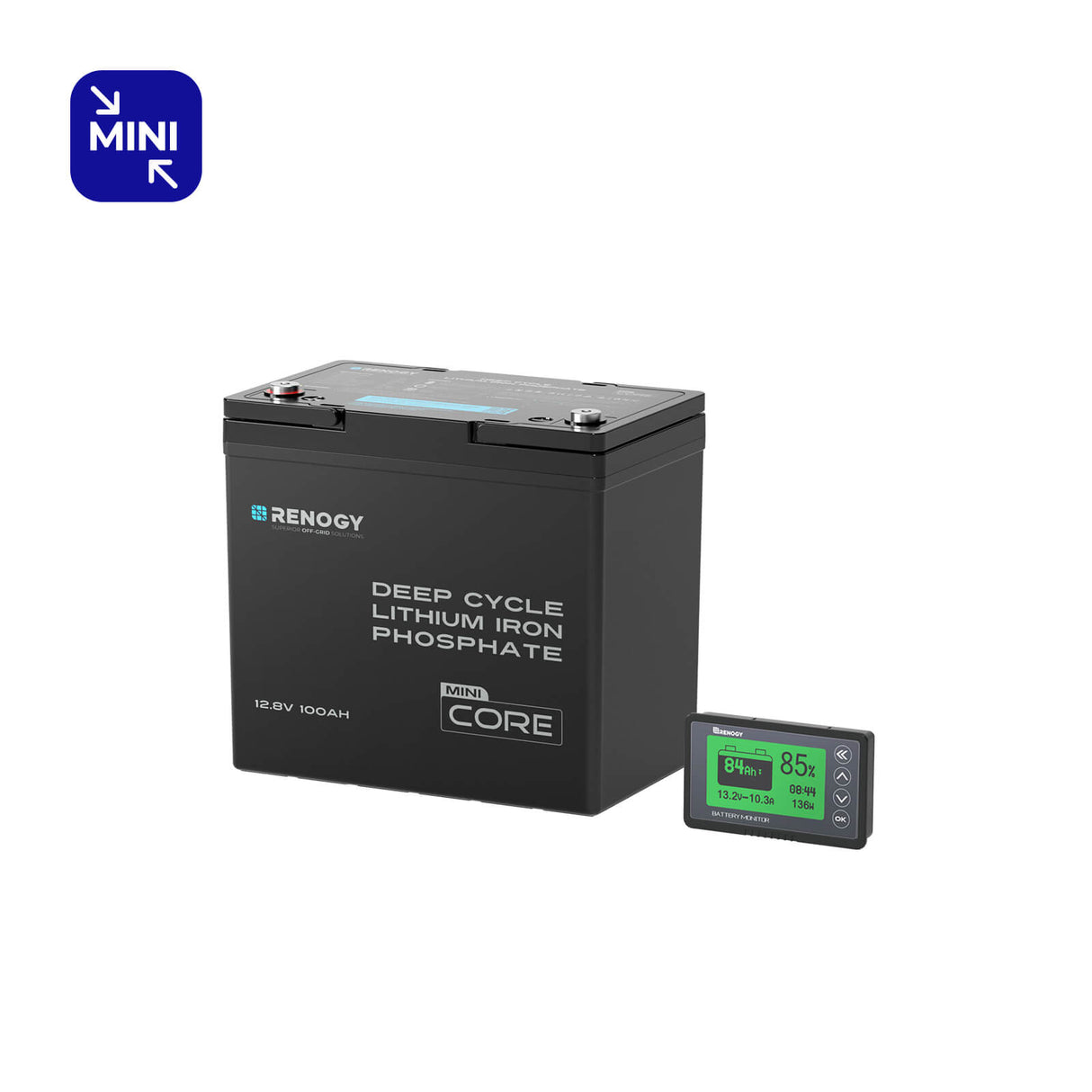 Core Mini- 12.8V 100Ah Lithium Iron Phosphate Battery