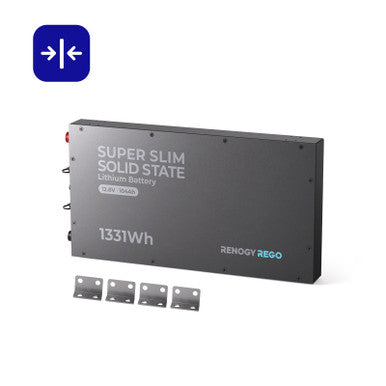 REGO - 12.8V 104Ah Super Slim Lithium Iron Phosphate Battery