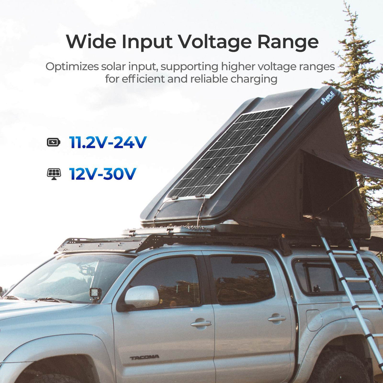 40A DC-DC charger with wider input range