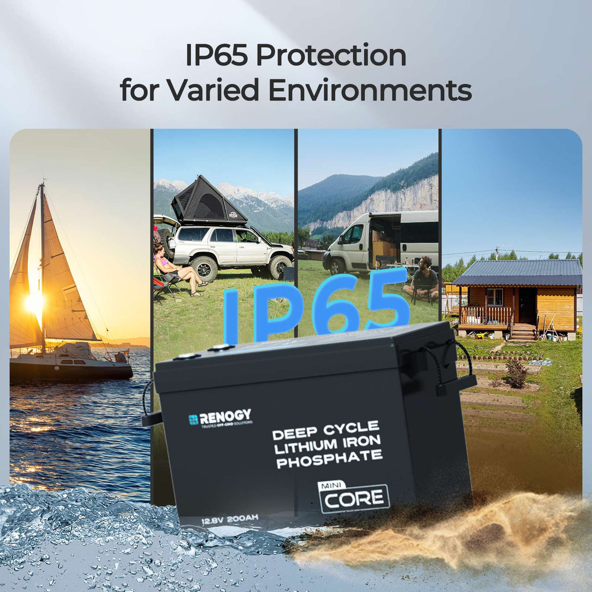 Core Mini - 12.8V 200Ah LiFePO4 Battery w/ Low-Temperature Protection