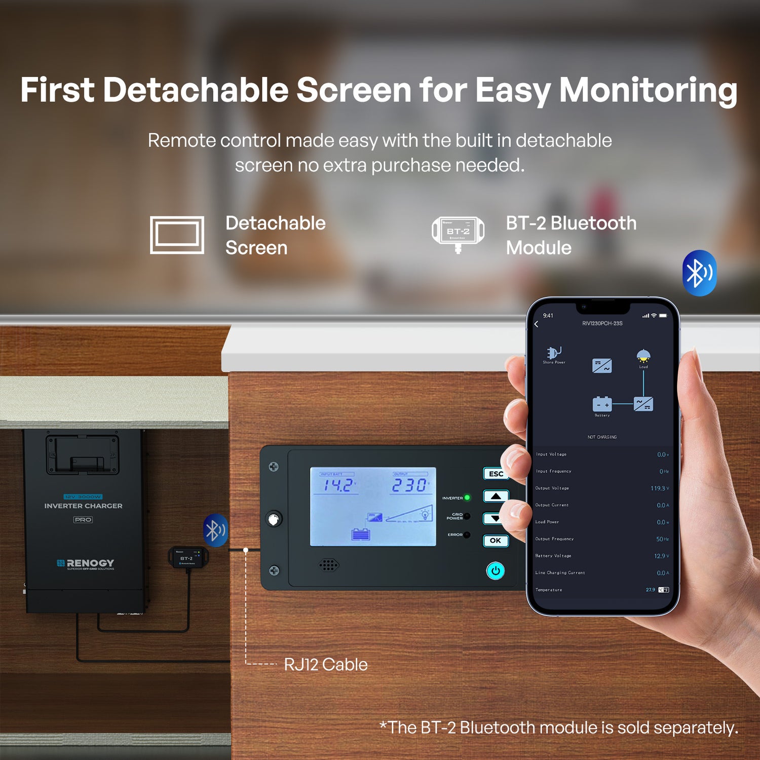 Pro 12V 3000W HF Inverter Charger