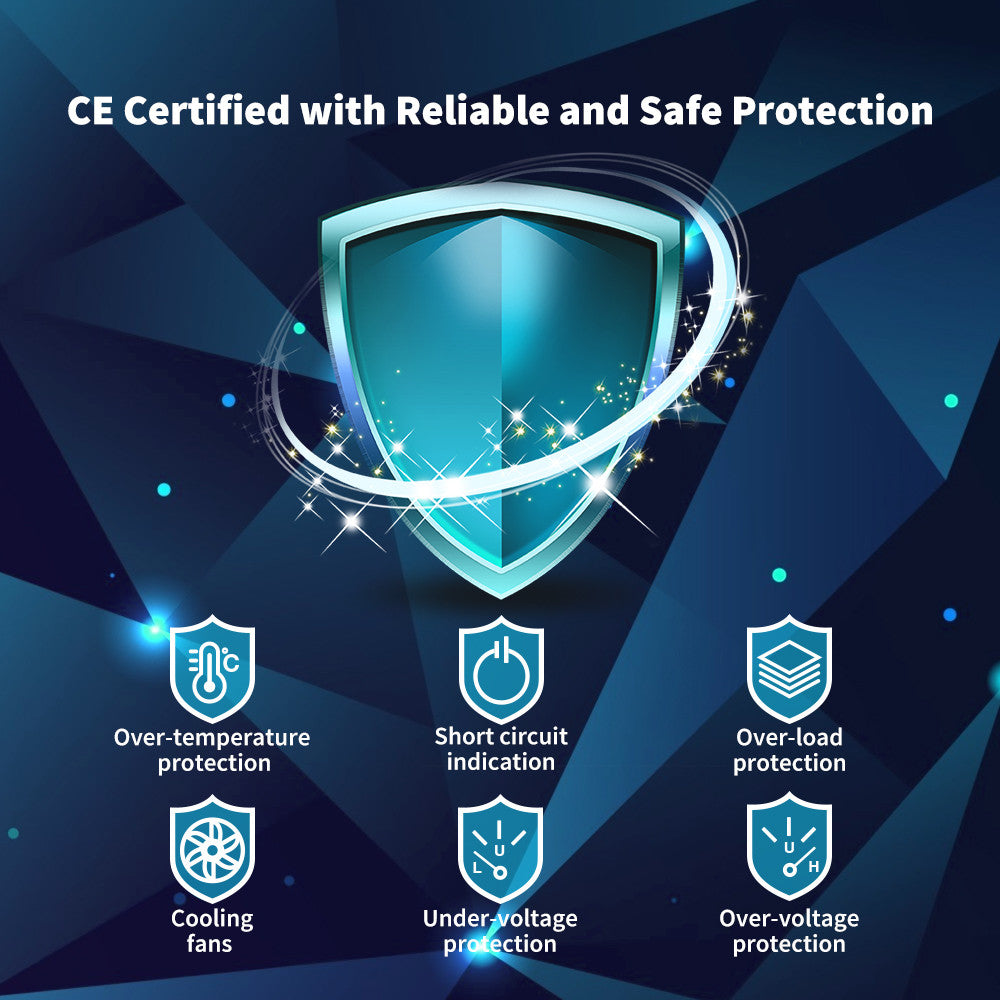 3000W 12V to 230V/240V Pure Sine Wave Inverter With CE Certified with Reliable and Safe Protection