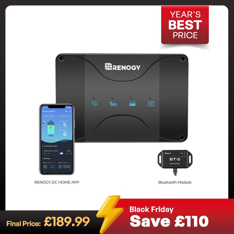 12V DC-DC On-Board Battery Charger with MPPT 50A/30A (New Version)