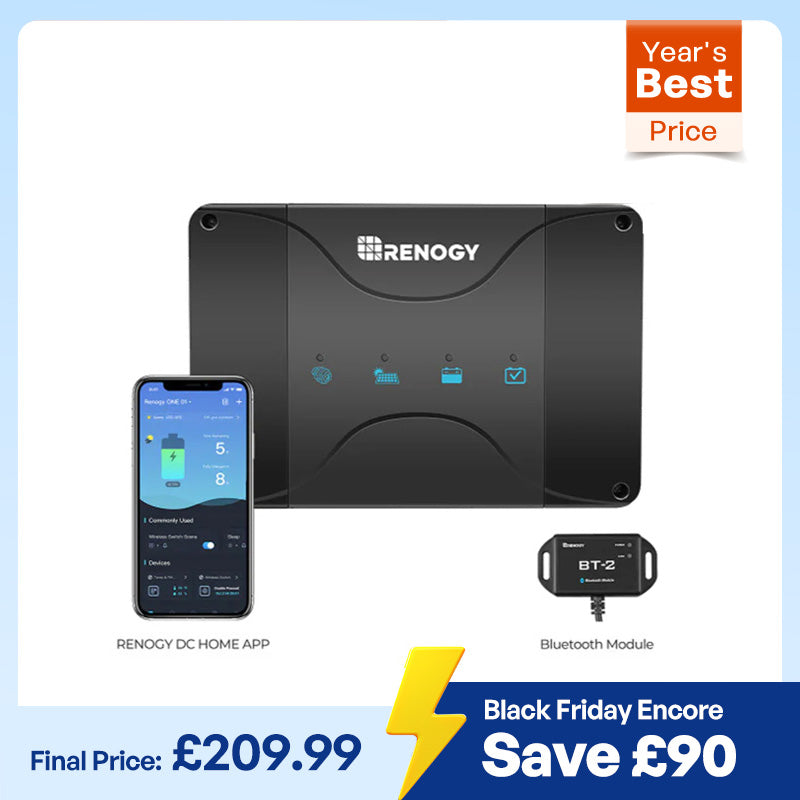 12V DC-DC On-Board Battery Charger with MPPT 50A/30A (New Version)