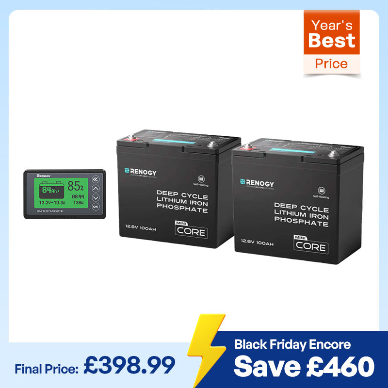 DuoHeat Tech - Core Mini 12V 100Ah Lithium Iron Phosphate Battery