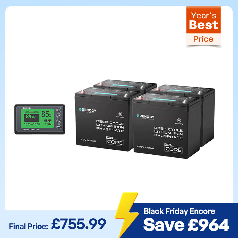 DuoHeat Tech - Core Mini 12V 100Ah Lithium Iron Phosphate Battery