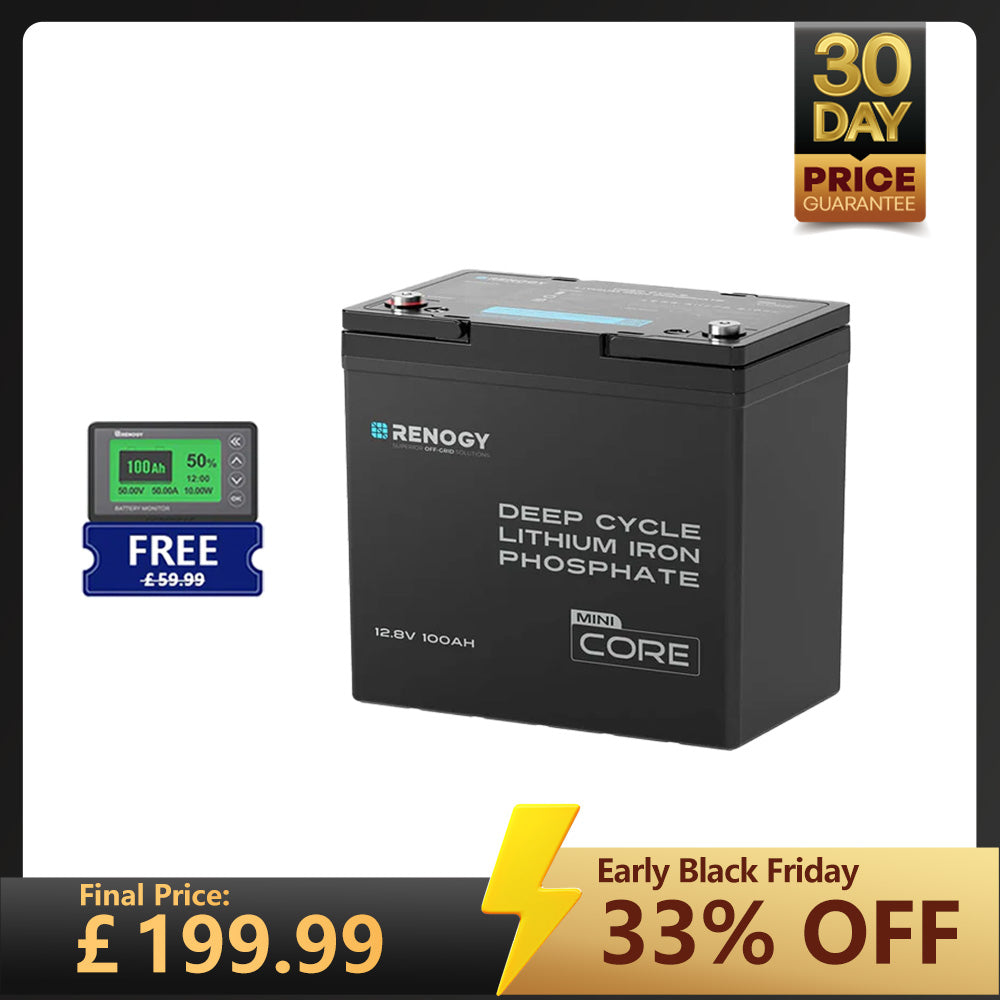 Core Mini - 12.8V Lithium Iron Phosphate Battery 300Ah / 200Ah / 100Ah