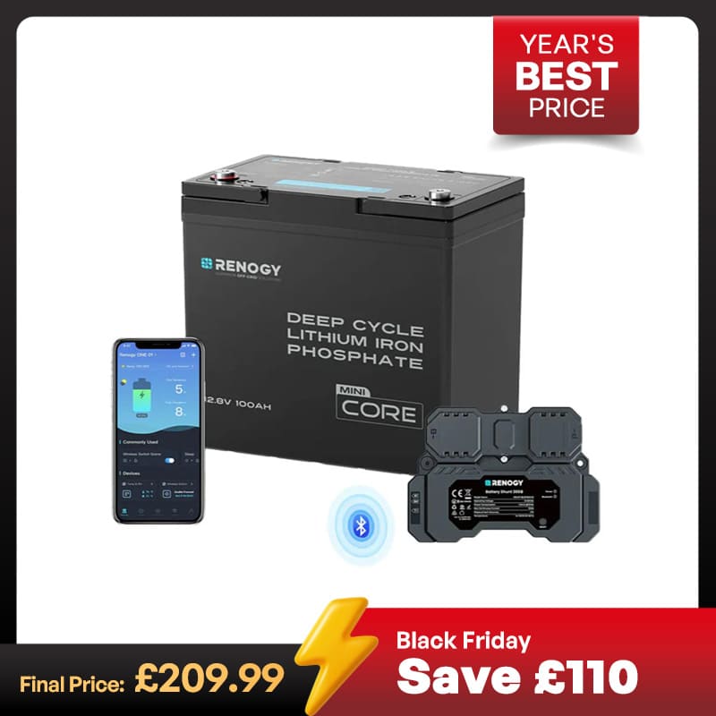 Core Mini- 12.8V 100Ah Lithium Iron Phosphate Battery