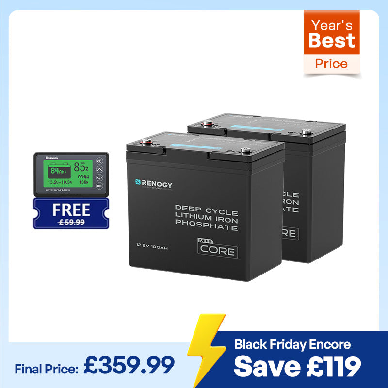 Core Mini- 12.8V 100Ah Lithium Iron Phosphate Battery