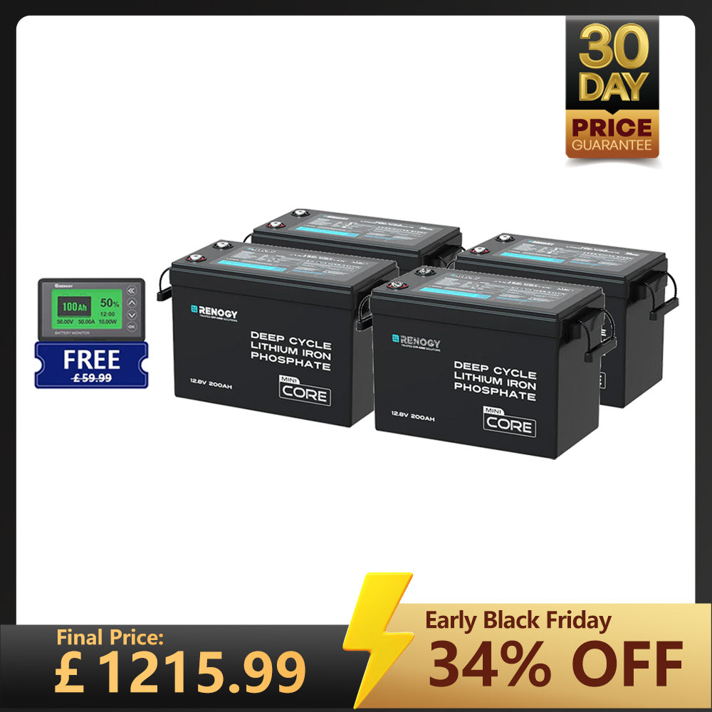Core Mini - 12.8V Lithium Iron Phosphate Battery 300Ah / 200Ah / 100Ah