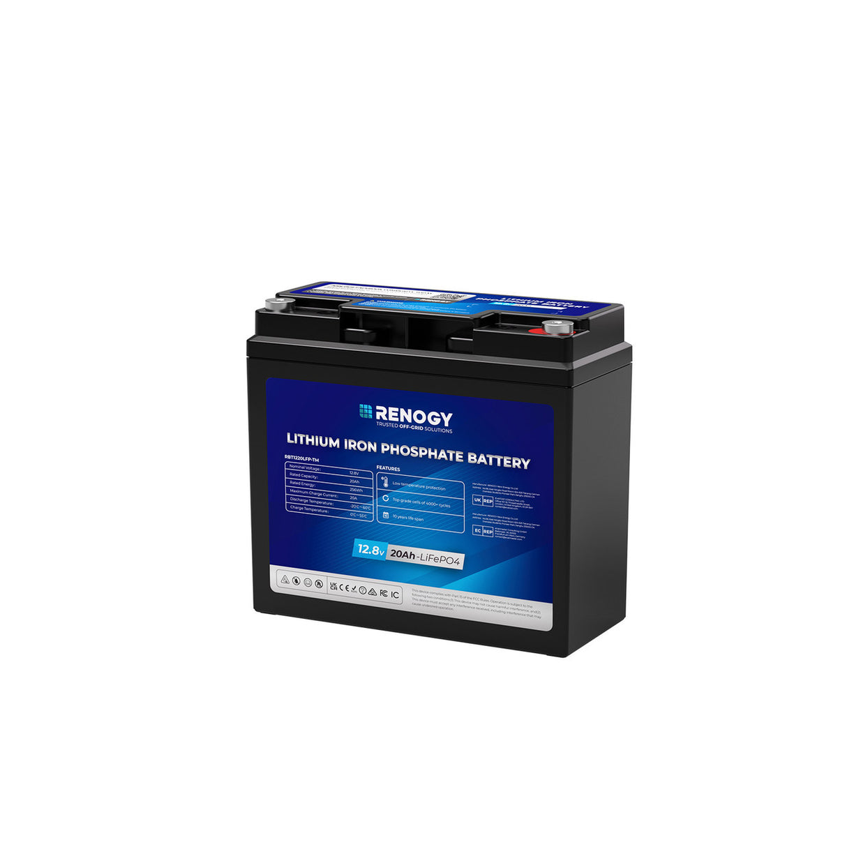 12V 20Ah Trolling Motor Lithium Iron Phosphate Battery