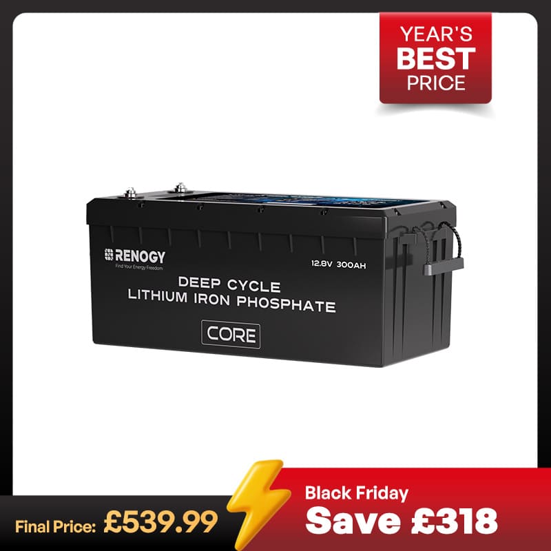 Core - 12V 300Ah Core Series Deep Cycle Lithium Iron Phosphate Battery w/Self-Heating