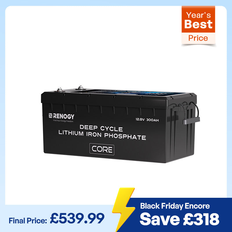Core - 12V 300Ah Core Series Deep Cycle Lithium Iron Phosphate Battery w/Self-Heating
