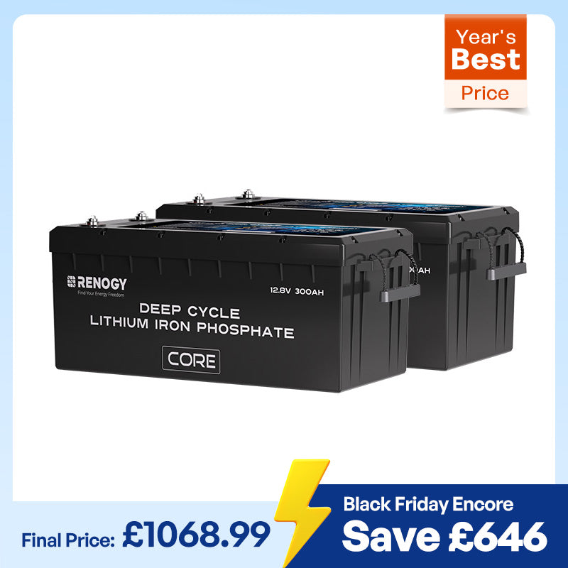 Core - 12V 300Ah Core Series Deep Cycle Lithium Iron Phosphate Battery w/Self-Heating
