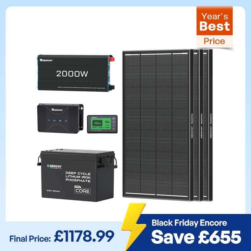 3.84kWh Motorhome Power Kit