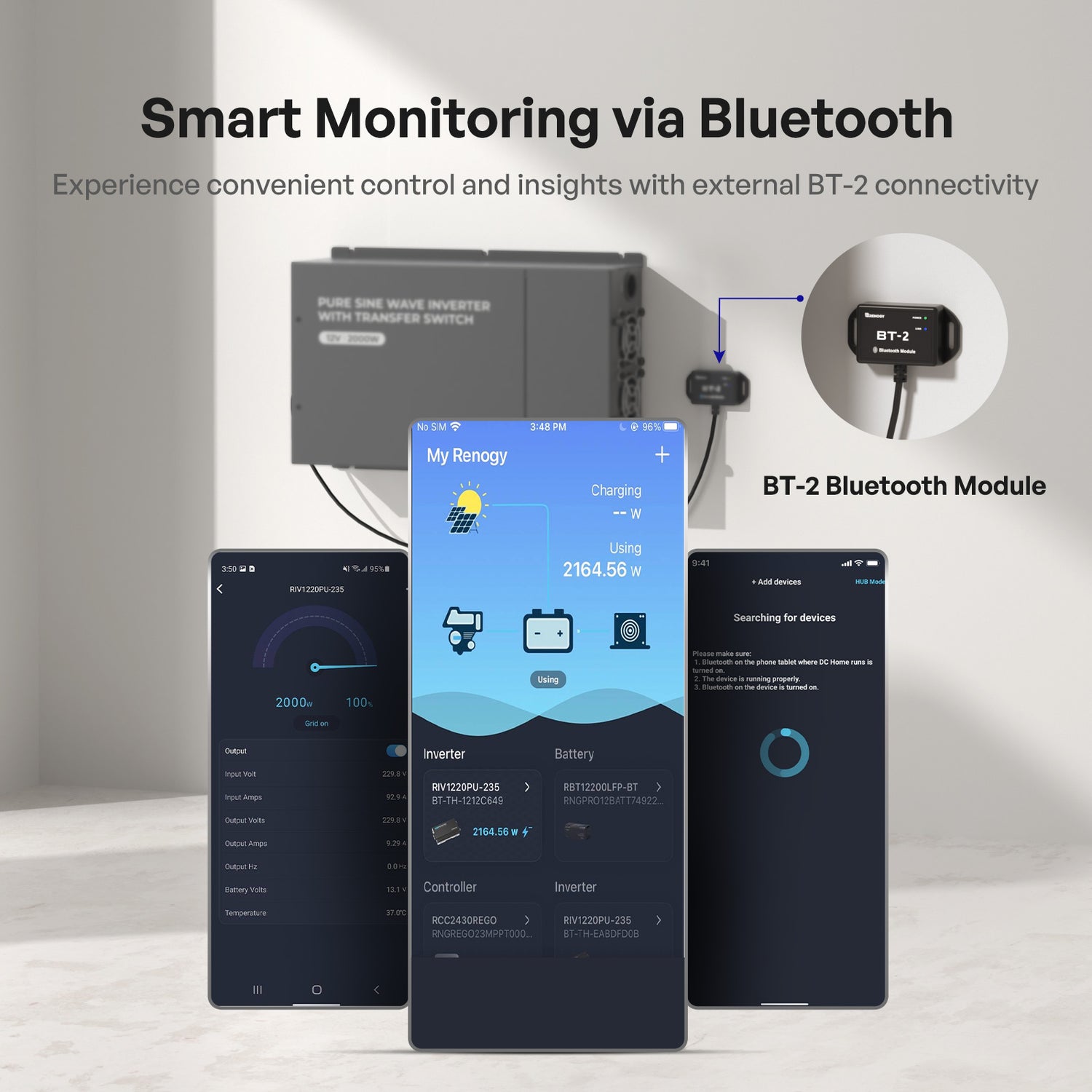 12V  2000W   Pure Sine Wave Inverter  With Transfer Switch