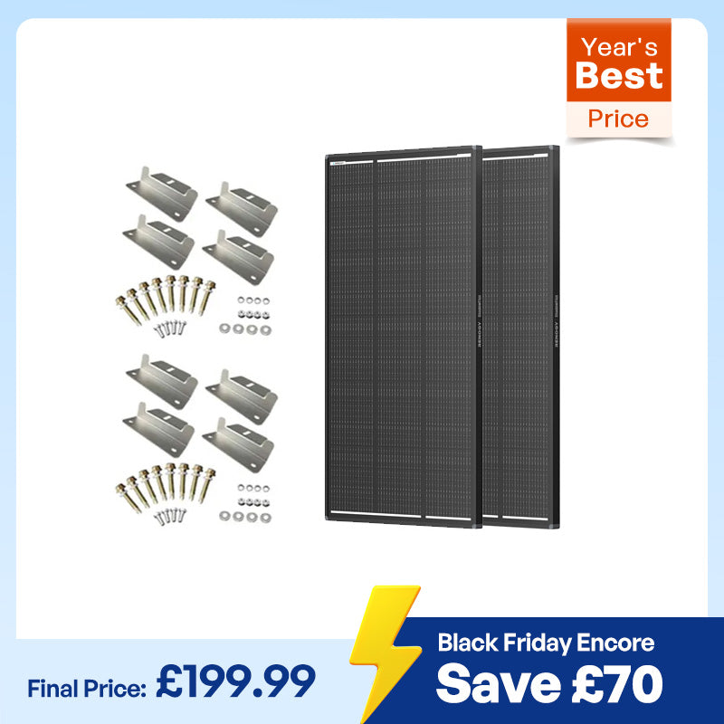 ShadowFlux 12V 200W 120W Anti-Shading Solar Panel