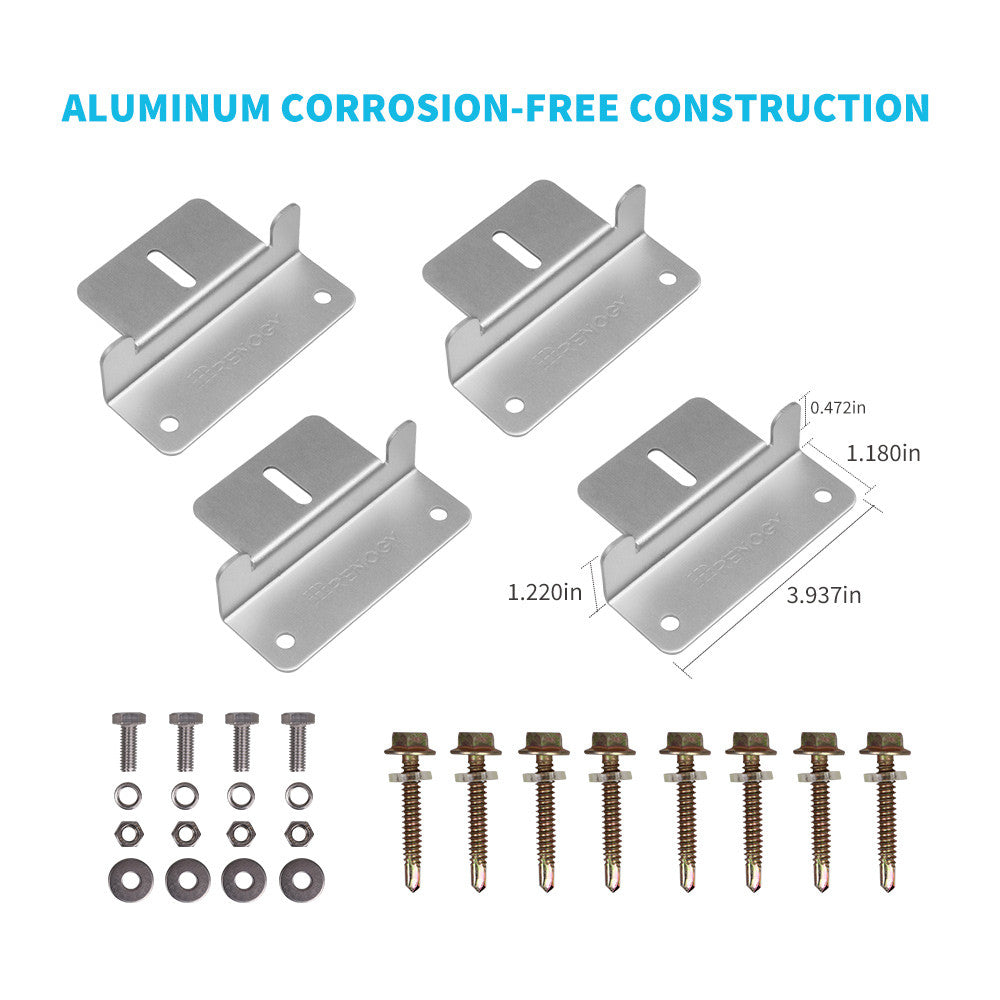 Wiring and Mounting Kit For 200W Solar Setup