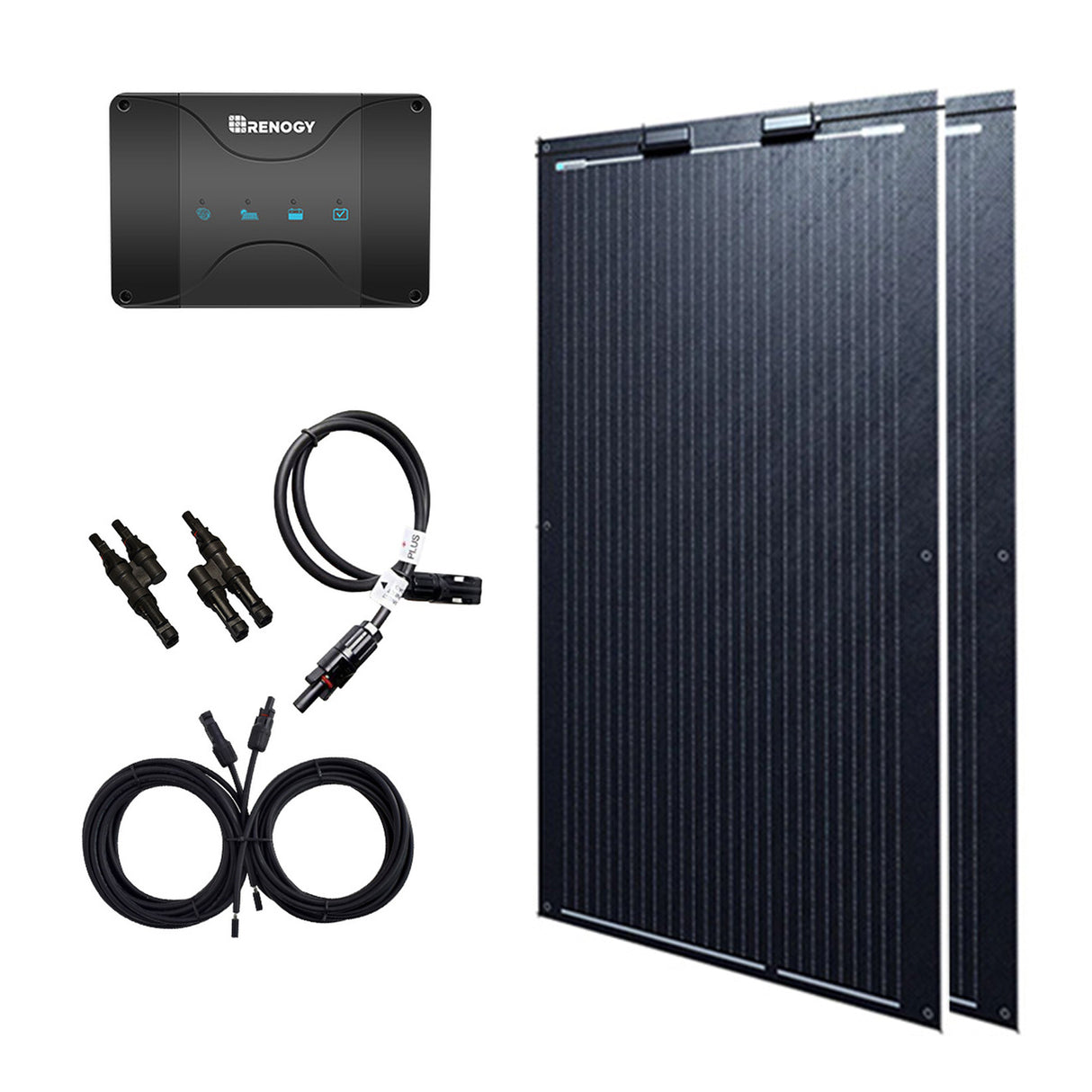 12V 50A Dual Battery Charging 200W Solar Flex Bundle