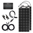 12V 50A DUAL BATTERY CHARGING 200W SOLAR FLEX BUNDLE