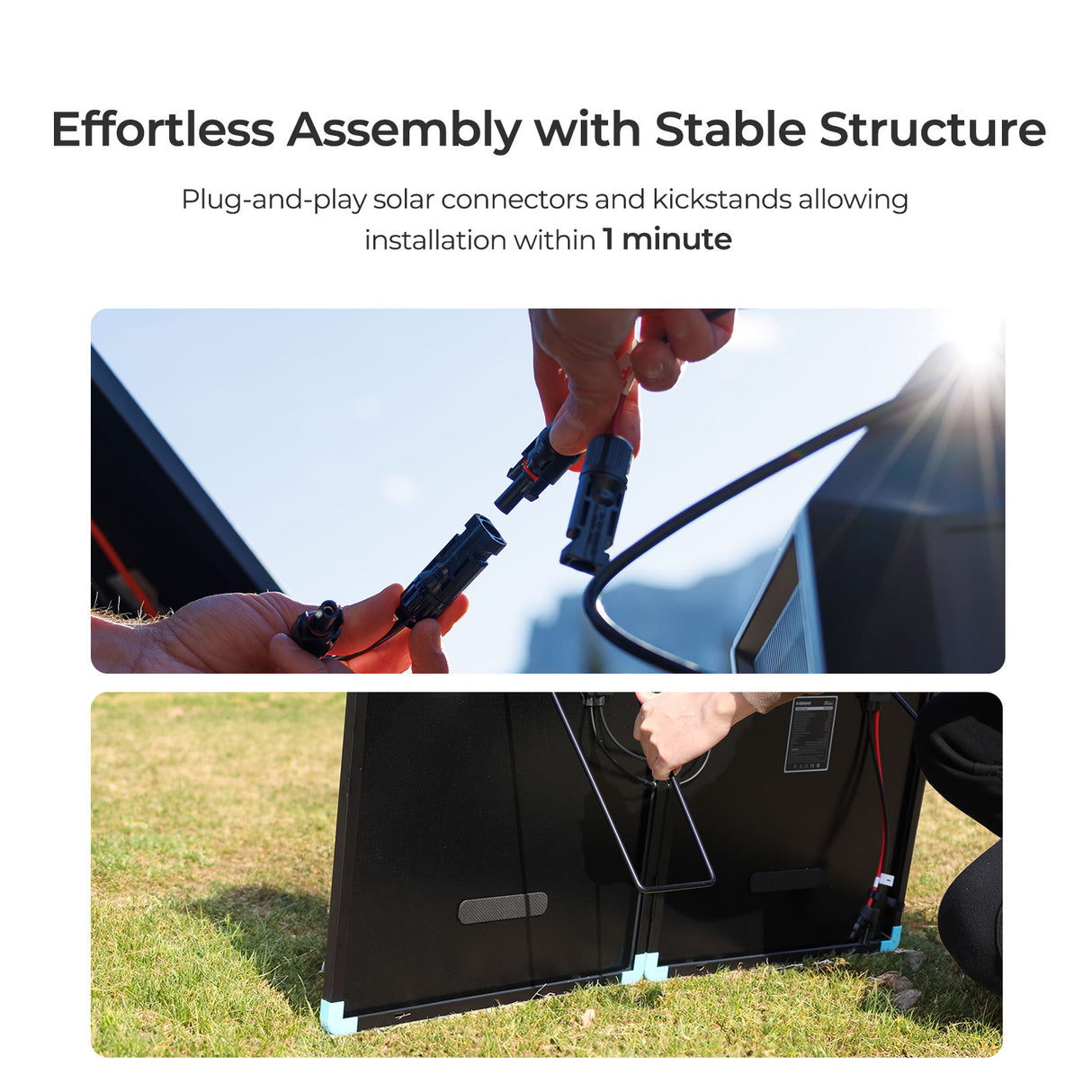 Lightweight Portable Solar Suitcase 400W / 300W / 220W / 100W