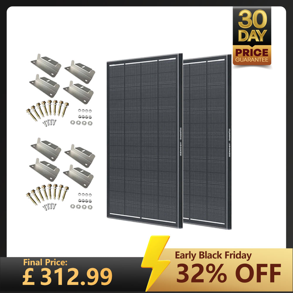 ShadowFlux 12V 200W 120W Anti-Shading Solar Panel