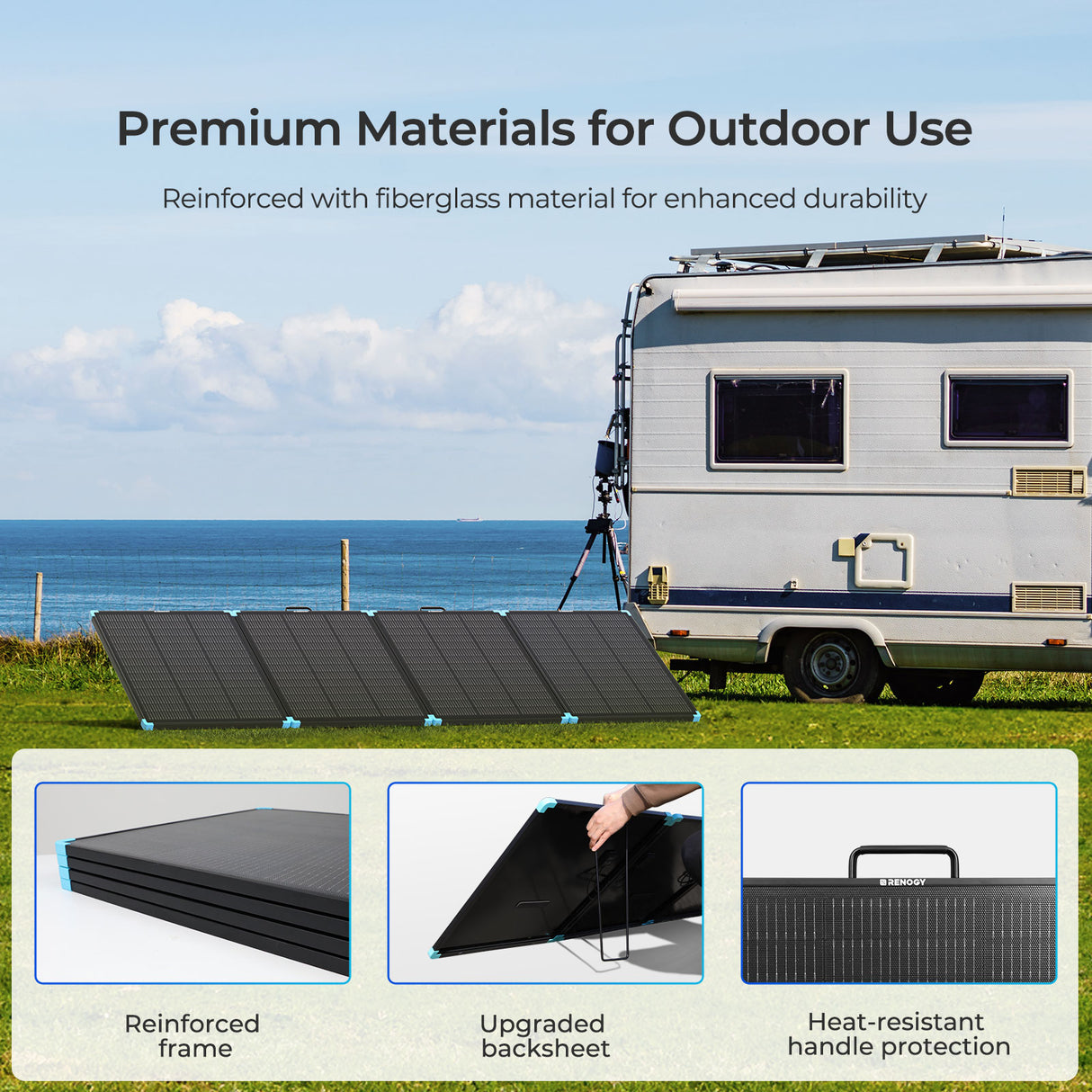 Lightweight Portable Solar Suitcase 400W / 300W / 220W / 100W