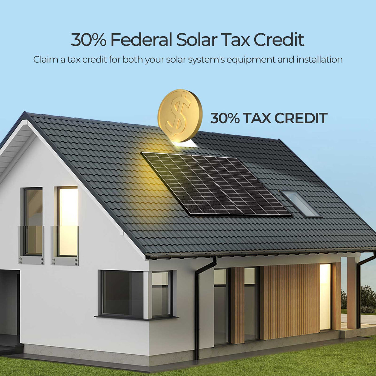 N-Type 320W Monocrystalline Solar Panels (2-Pack)