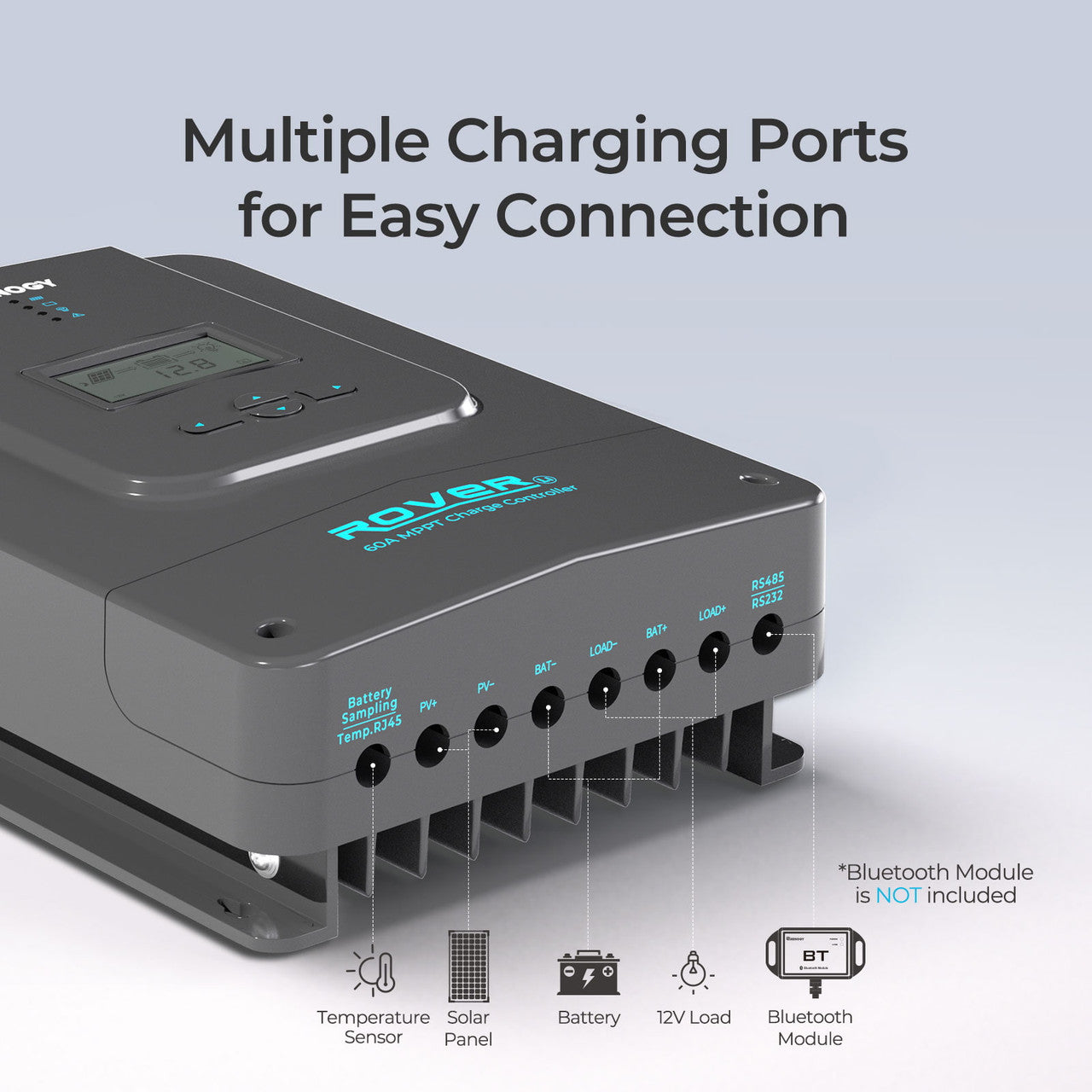Rover 60 Amp MPPT Solar Charge Controller