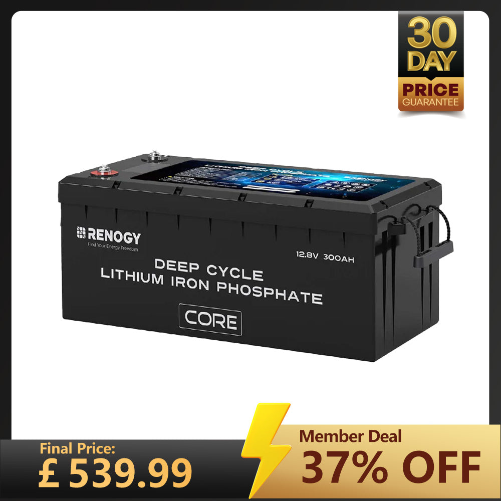 Core - 12V 300Ah Core Series Deep Cycle Lithium Iron Phosphate Battery w/Self-Heating