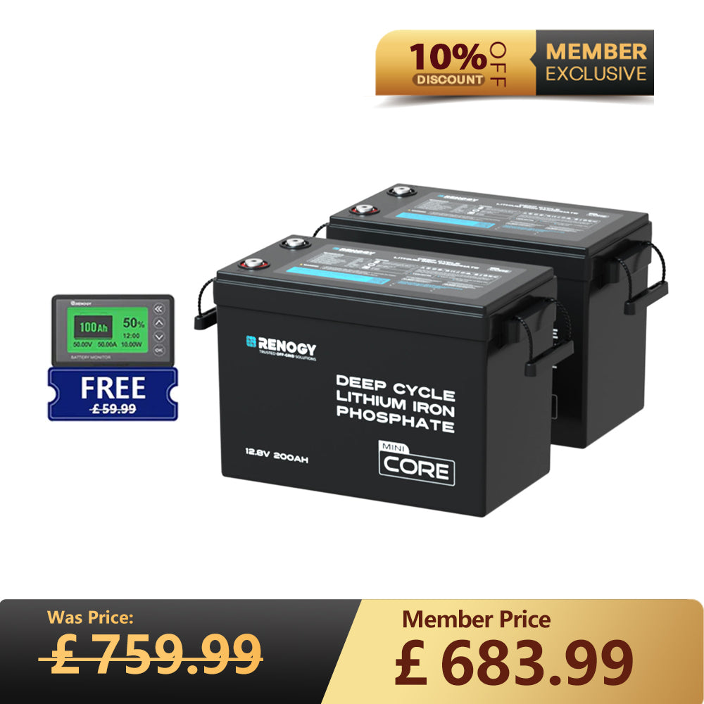 Core Mini - 12.8V Lithium Iron Phosphate Battery 300Ah / 200Ah / 100Ah