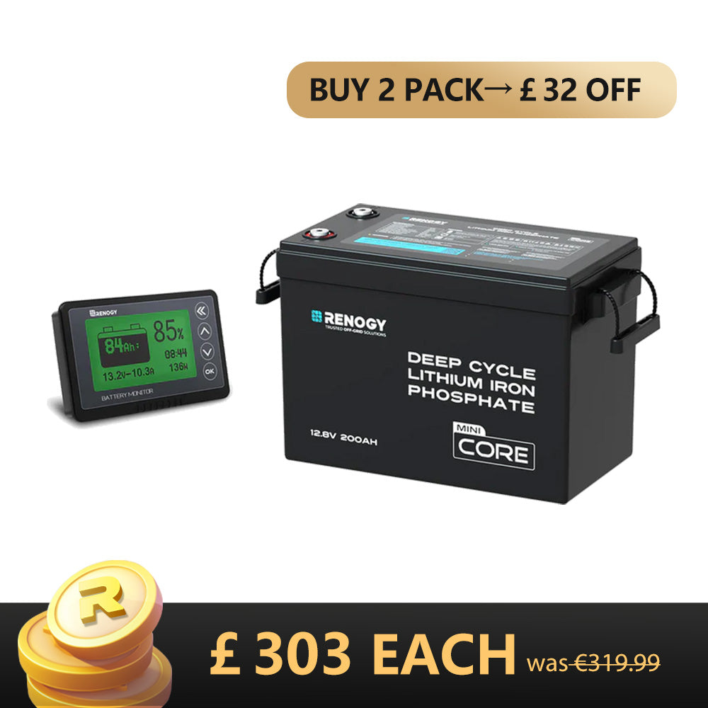 Core Mini - 12.8V Lithium Iron Phosphate Battery 300Ah / 200Ah / 100Ah