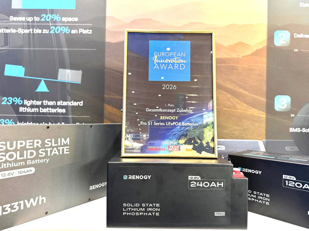 Renogy PRO S1 Solid-State Battery Wins European Innovation Award