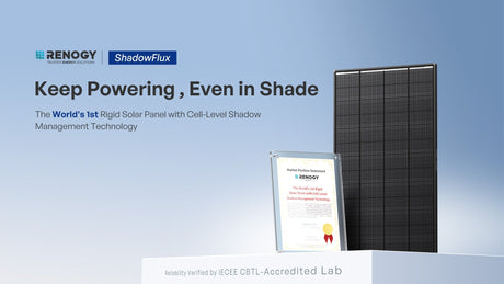shadowflux world first solar panel