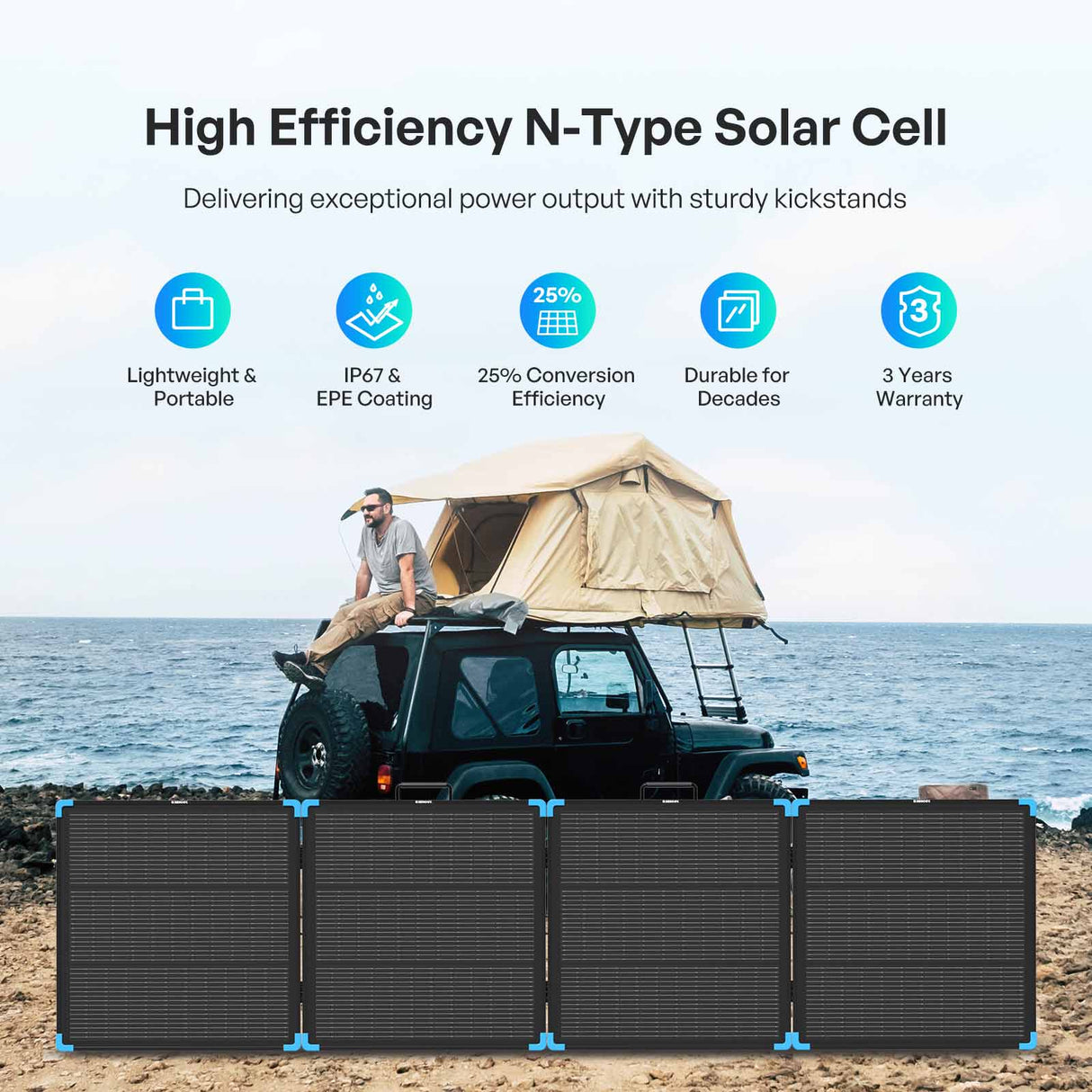 Lightweight Portable Solar Suitcase