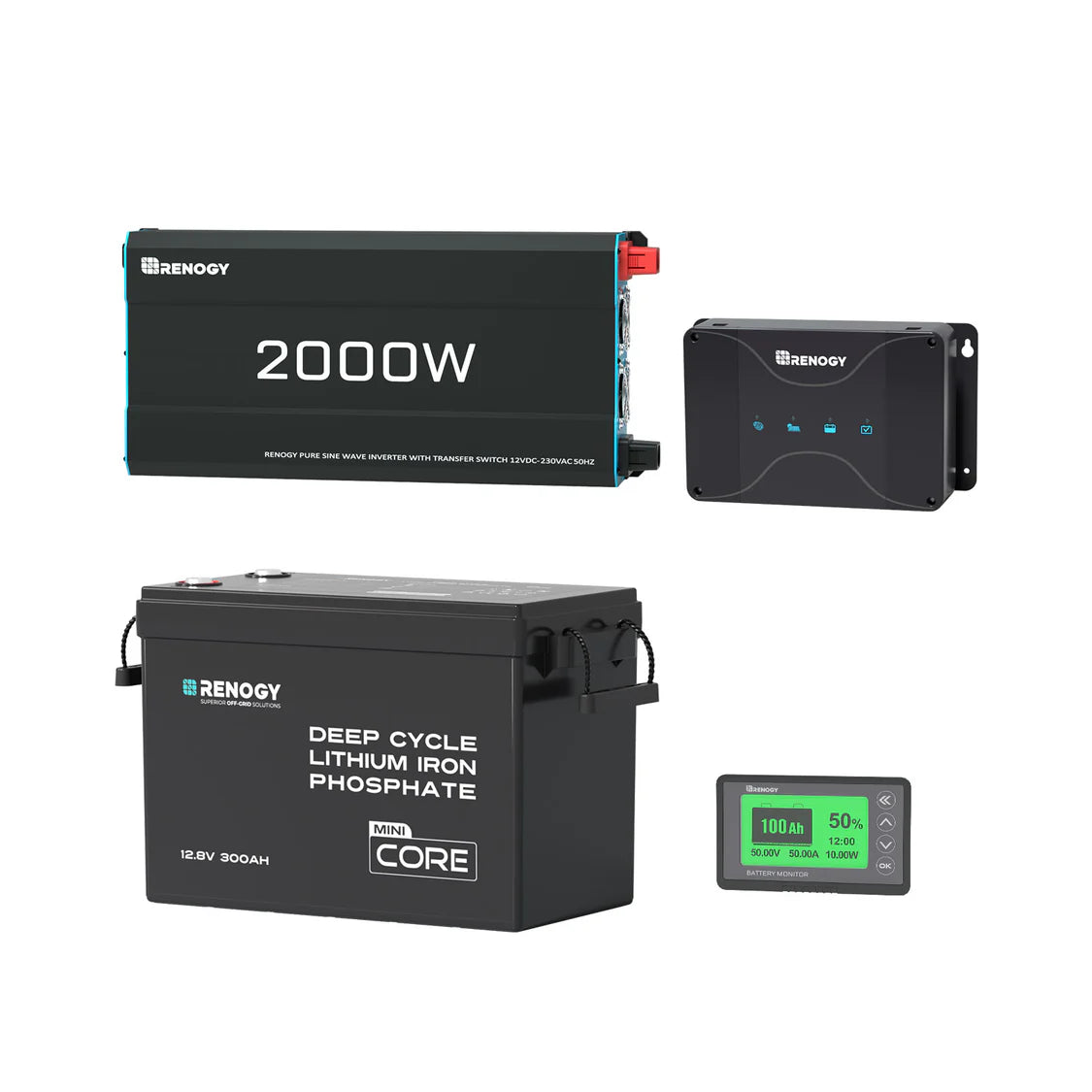 Renogy 3.84 Kwh Motorhome Power Kit ¨C Complete Caravan Energy Kit, Ce Rated