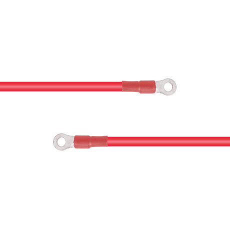 2ft ANL Fuse Cable with Double Ring Terminals for 3/8 in Lugs