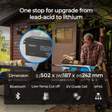 Core - 12V 200Ah Lithium Iron Phosphate Battery w/ Bluetooth
